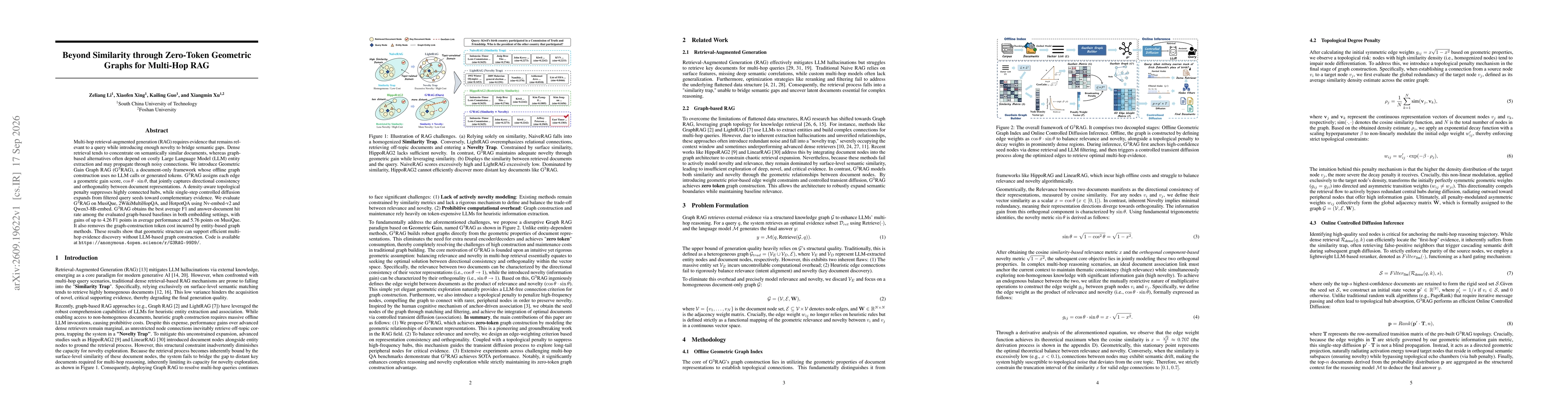 Thumbnail for Beyond Similarity through Zero-Token Geometric Graphs for Multi-Hop RAG