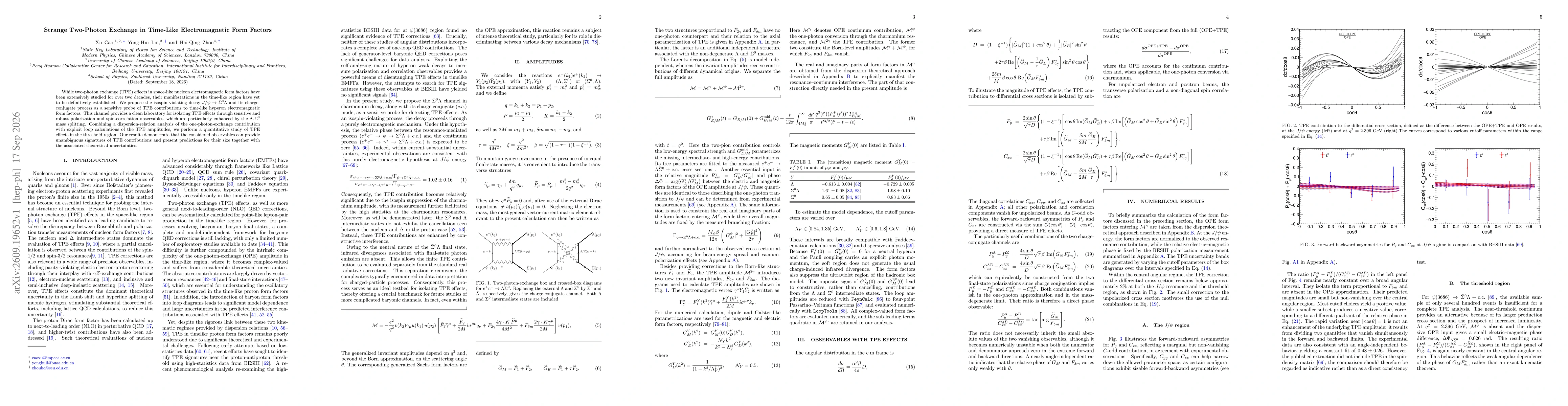 Thumbnail for Strange Two-Photon Exchange in Time-Like Electromagnetic Form Factors