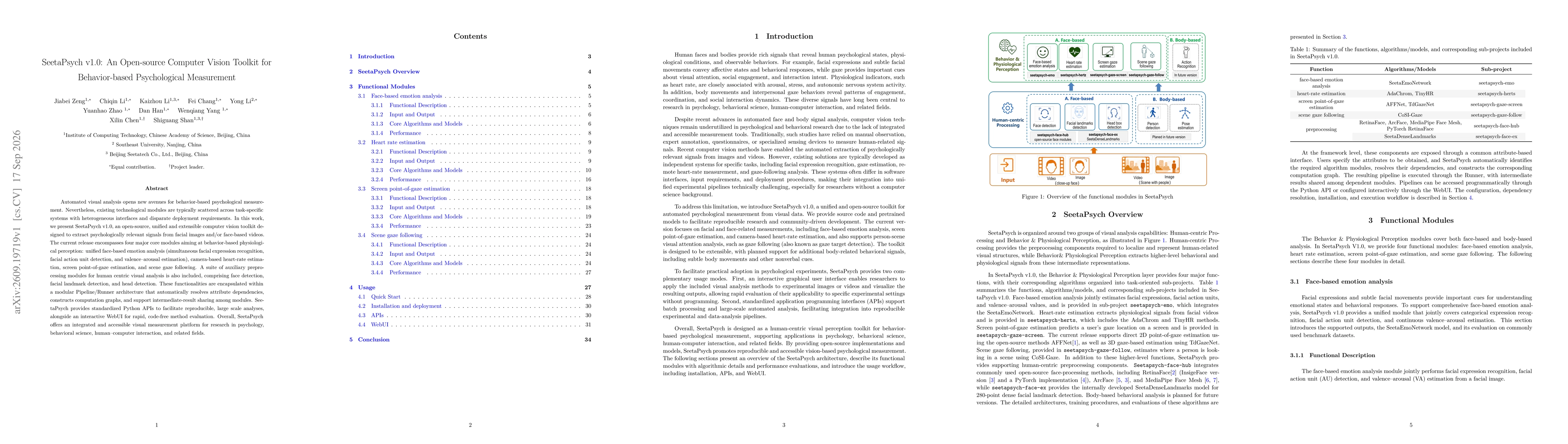 Thumbnail for SeetaPsych v1.0: An Open-source Computer Vision Toolkit for Behavior-based Psychological Measurement
