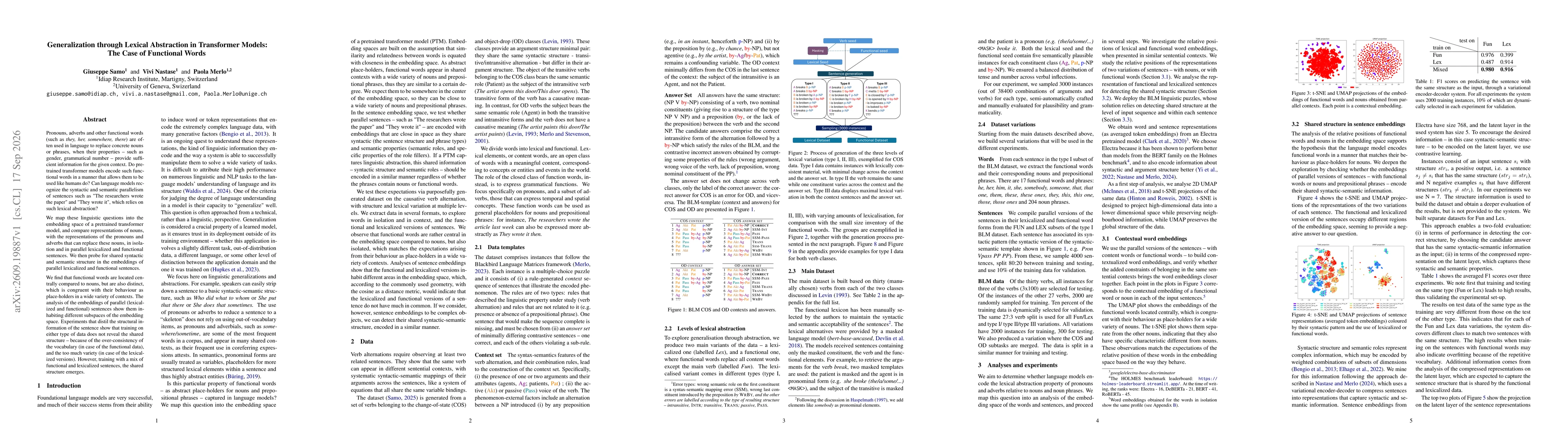 Thumbnail for Generalization through Lexical Abstraction in Transformer Models: The Case of Functional Words