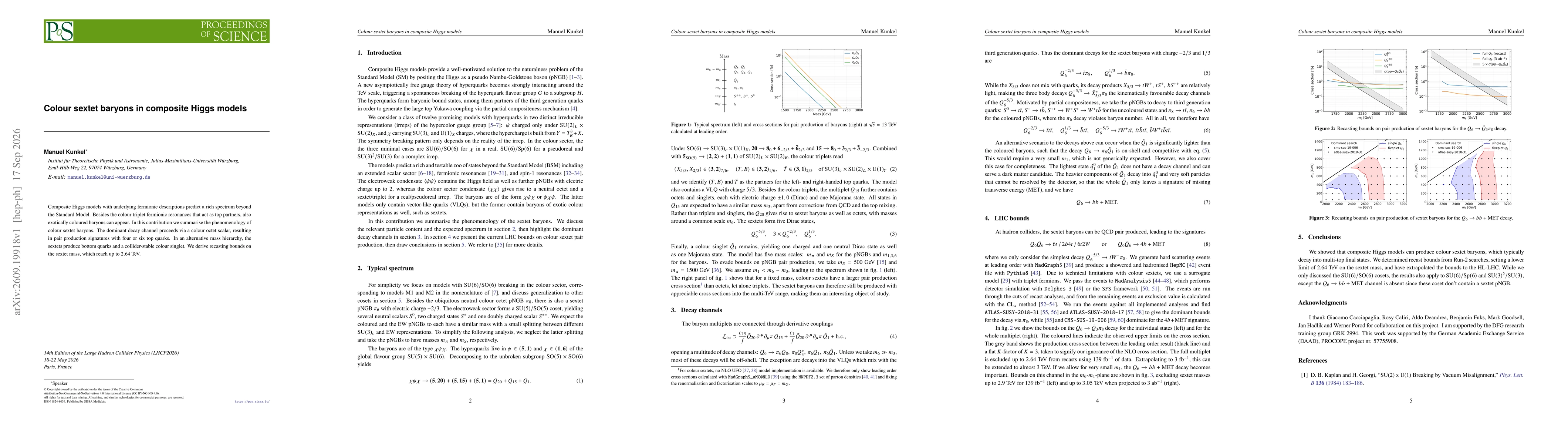 Thumbnail for Colour sextet baryons in composite Higgs models