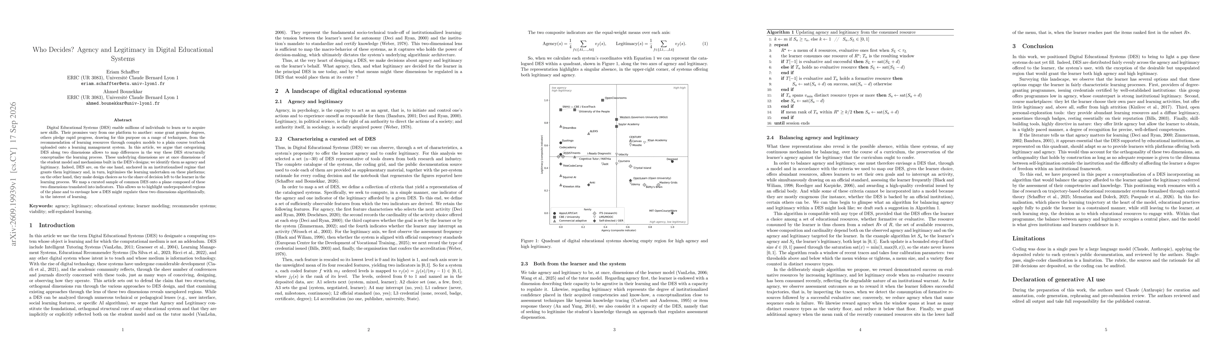 Thumbnail for Who Decides? Agency and Legitimacy in Digital Educational Systems