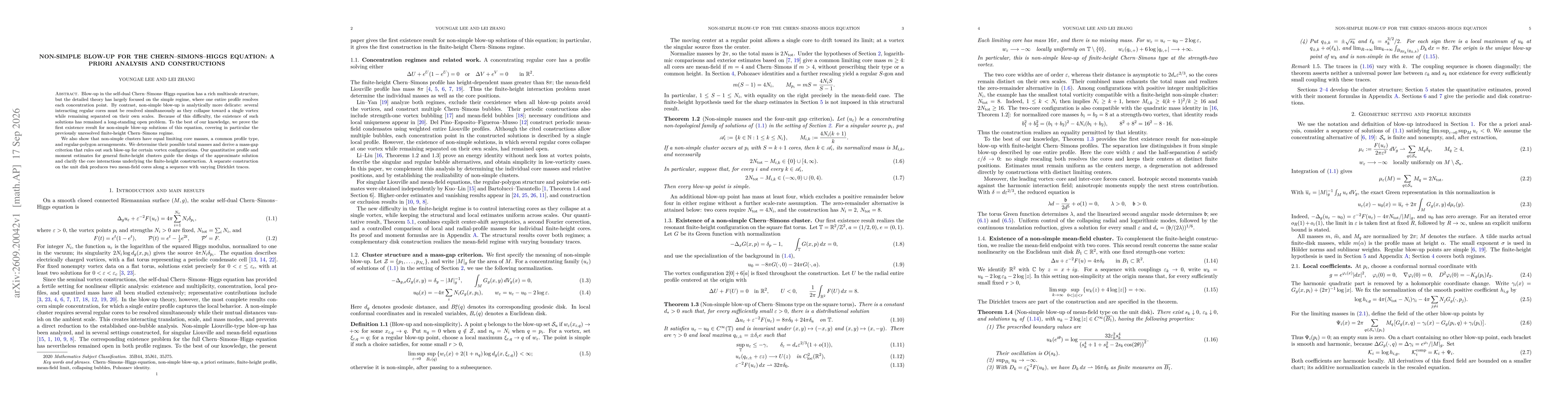 Thumbnail for Non-simple blow-up for the Chern--Simons--Higgs equation: A priori analysis and constructions