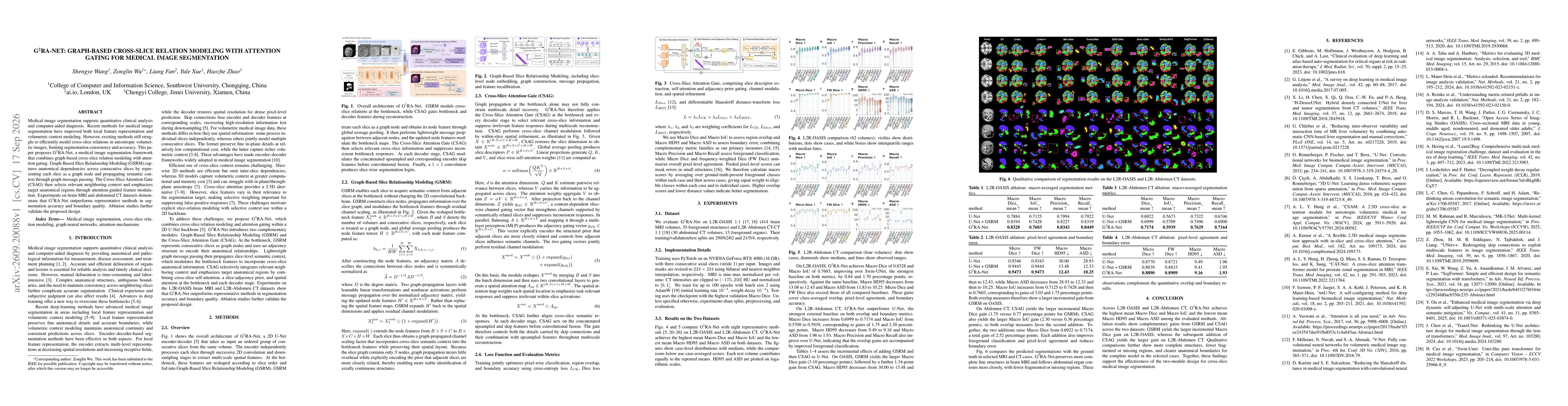 Thumbnail for G^2RA-NET: Graph-based Cross-Slice Relation Modeling with Attention Gating for Medical Image Segmentation