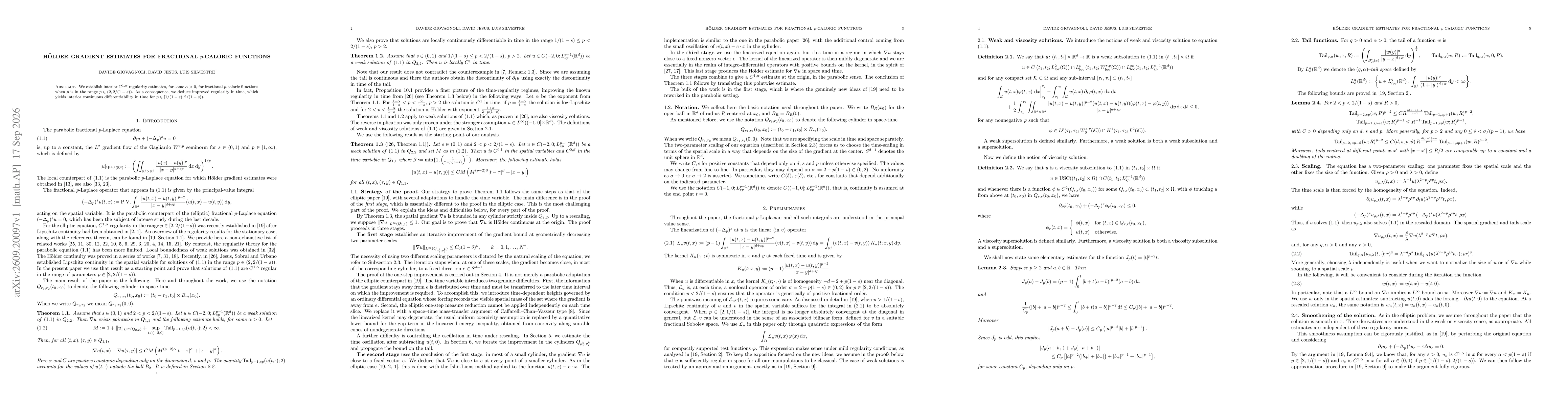 Thumbnail for Hölder gradient estimates for fractional $p$-caloric functions