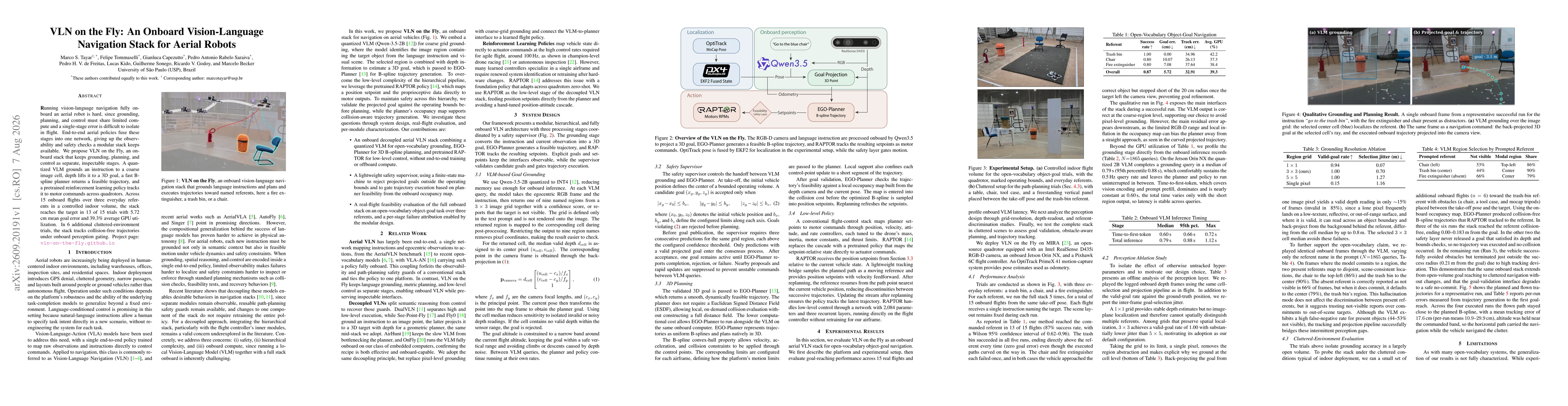 Thumbnail for VLN on the Fly: An Onboard Vision-Language Navigation Stack for Aerial Robots