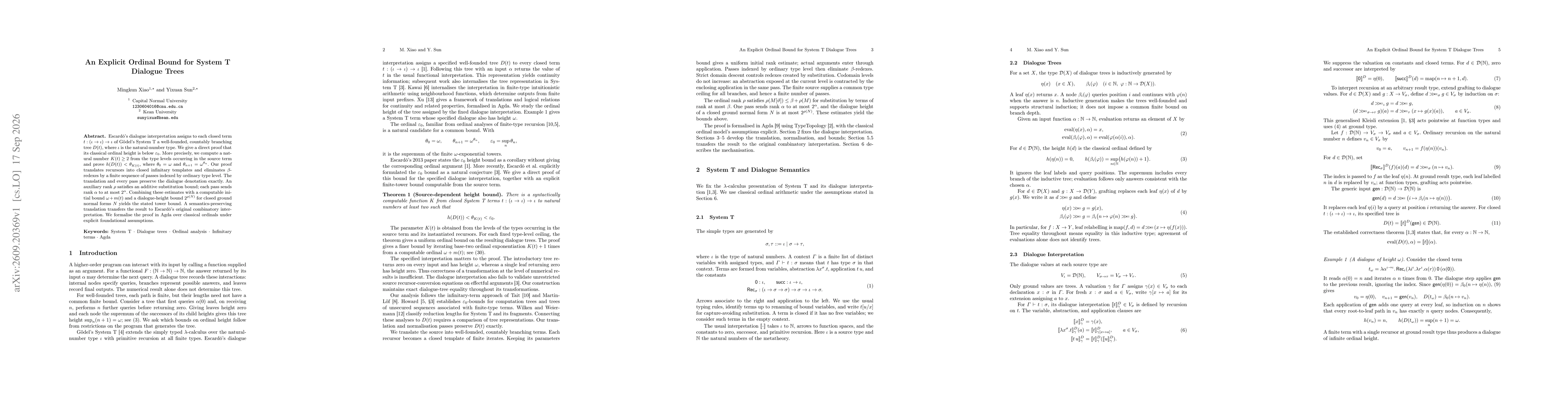 Thumbnail for An Explicit Ordinal Bound for System T Dialogue Trees