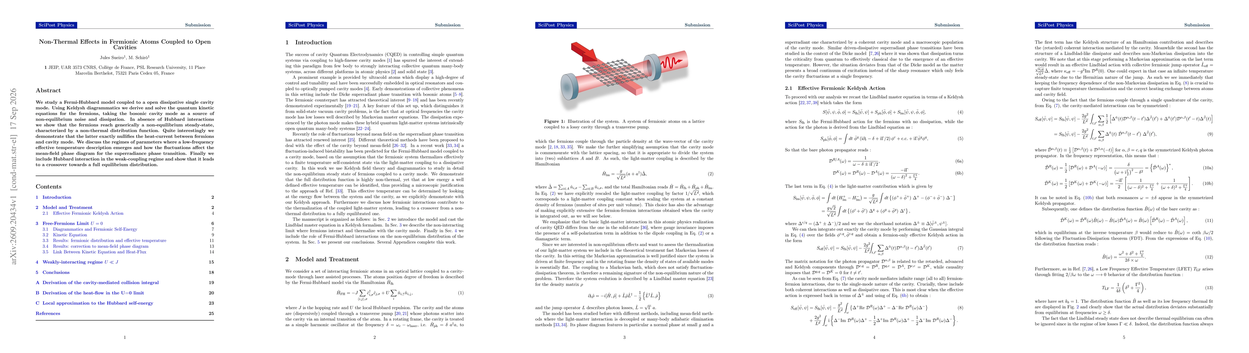 Thumbnail for Non-Thermal Effects in Fermionic Atoms Coupled to Open Cavities