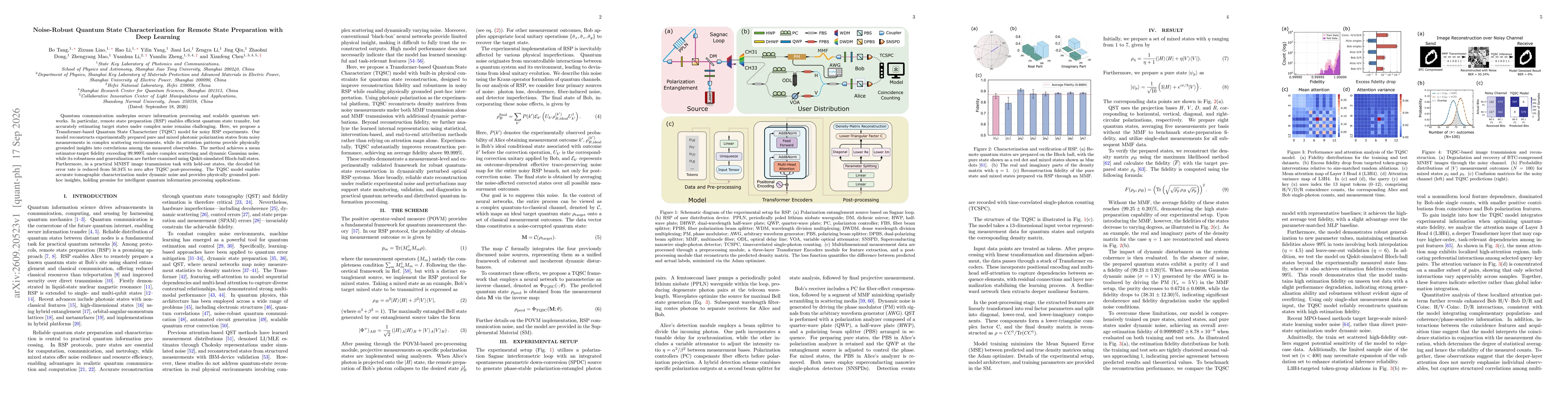 Thumbnail for Noise-Robust Quantum State Characterization for Remote State Preparation with Deep Learning