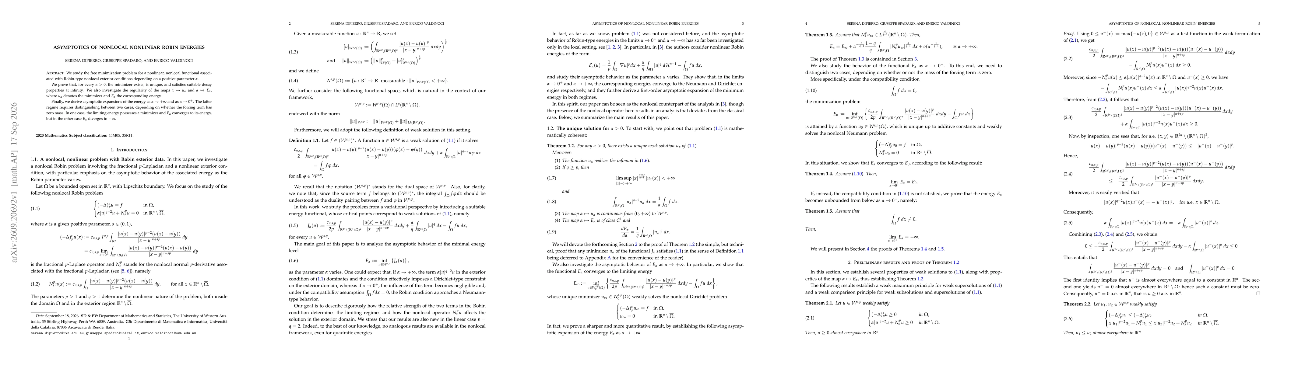 Thumbnail for Asymptotics of nonlocal nonlinear Robin energies