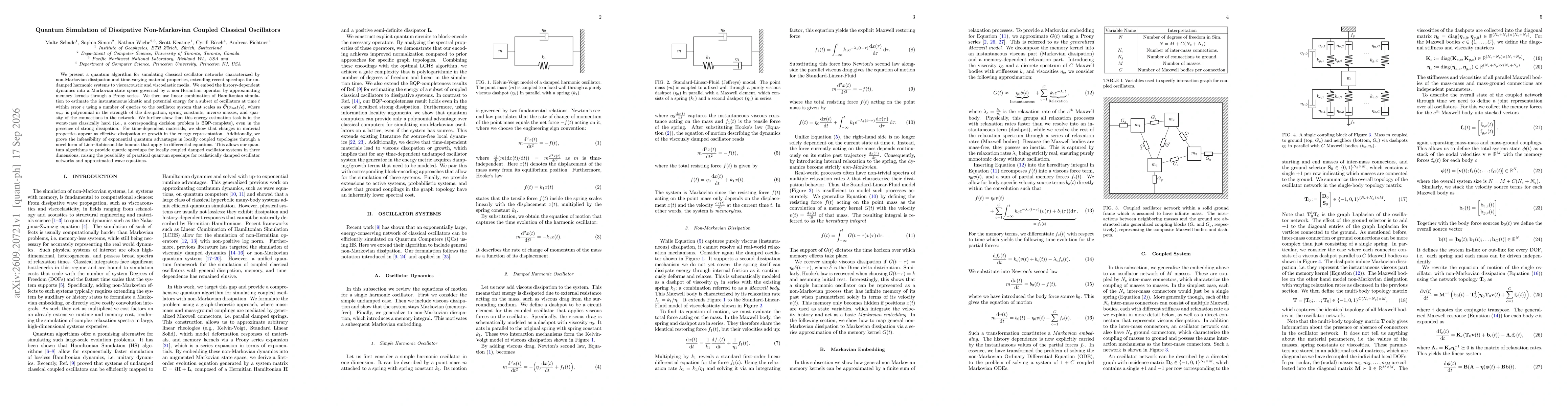 Thumbnail for Quantum Simulation of Dissipative Non-Markovian Coupled Classical Oscillators