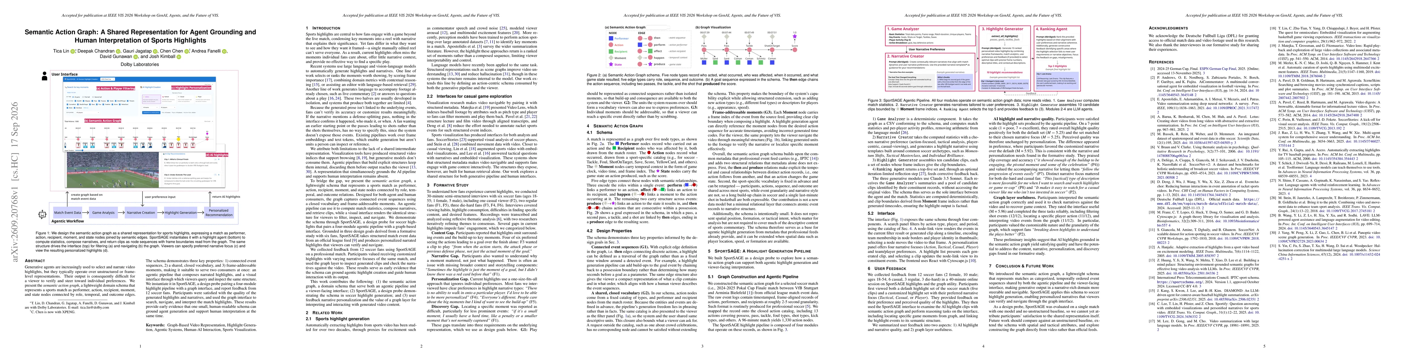 Thumbnail for Semantic Action Graph: A Shared Representation for Agent Grounding and Human Interpretation of Sports Highlights