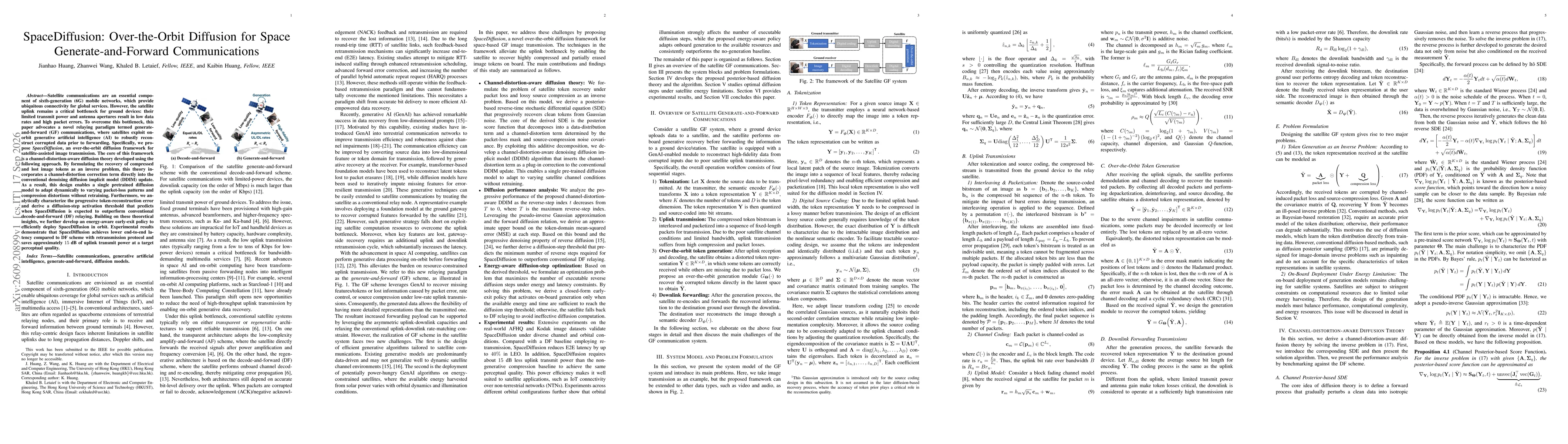 Thumbnail for SpaceDiffusion: Over-the-Orbit Diffusion for Space Generate-and-Forward Communications