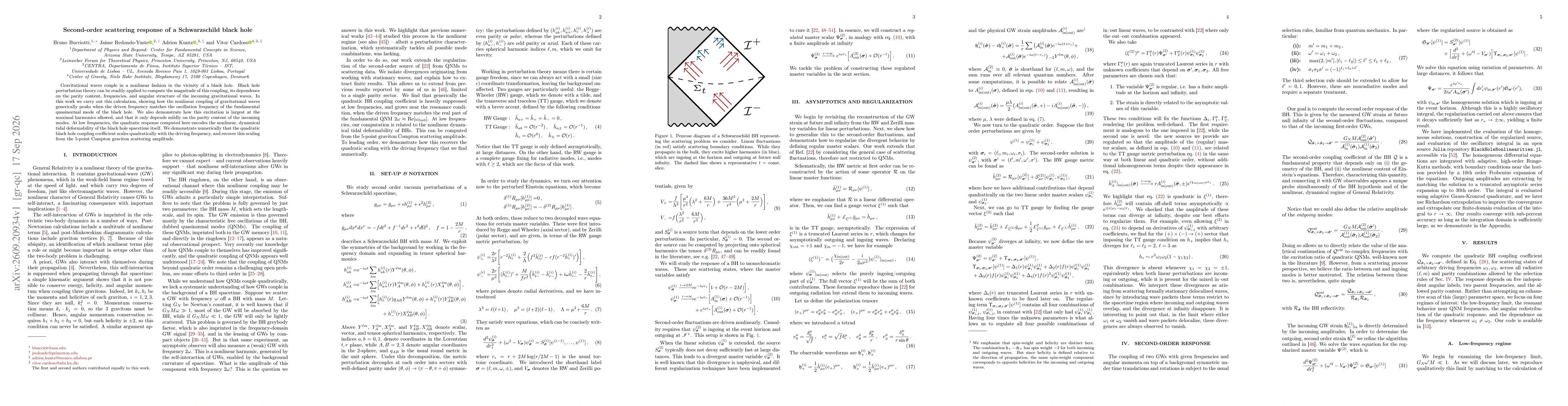 Thumbnail for Second-order scattering response of a Schwarzschild black hole