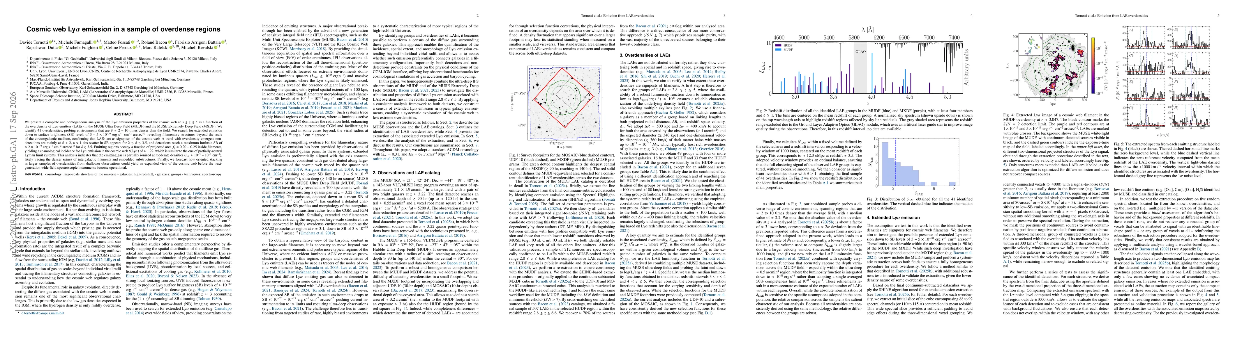 Thumbnail for Cosmic web Ly$α$ emission in a sample of overdense regions