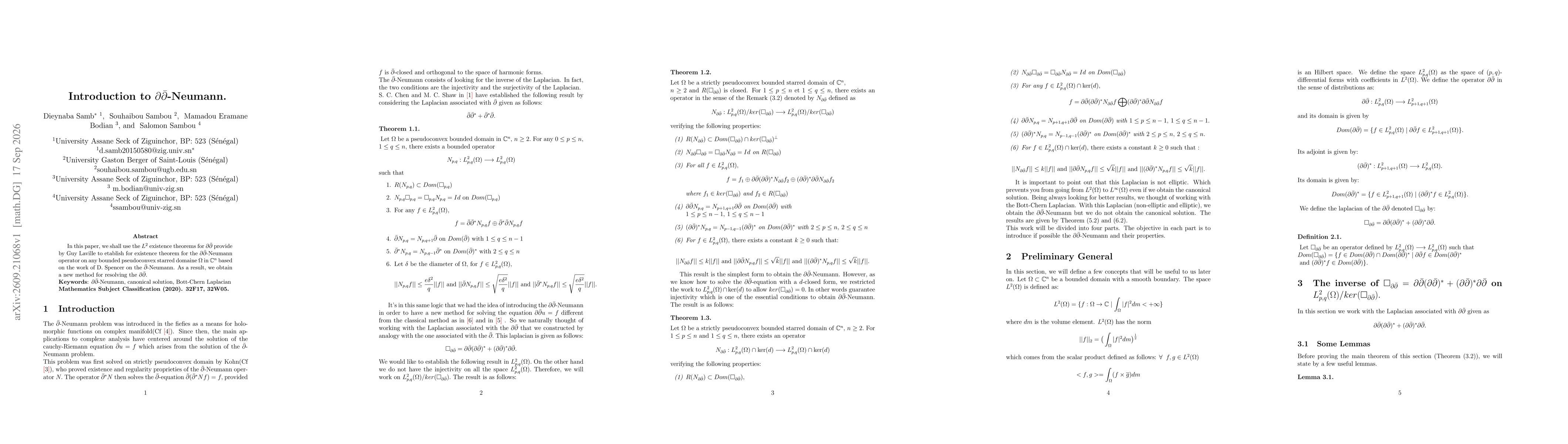 Thumbnail for Introduction au $\partial\bar{\partial}$-Neumann