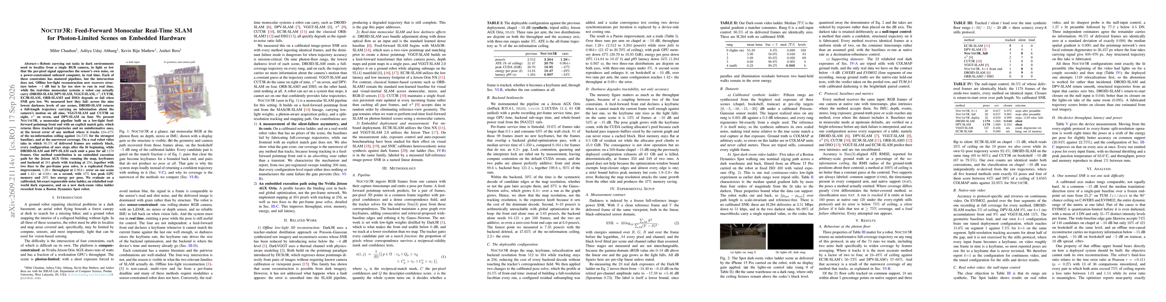 Thumbnail for Noctif3R: Feed-Forward Monocular Real-Time SLAM for Photon-Limited Scenes on Embedded Hardware