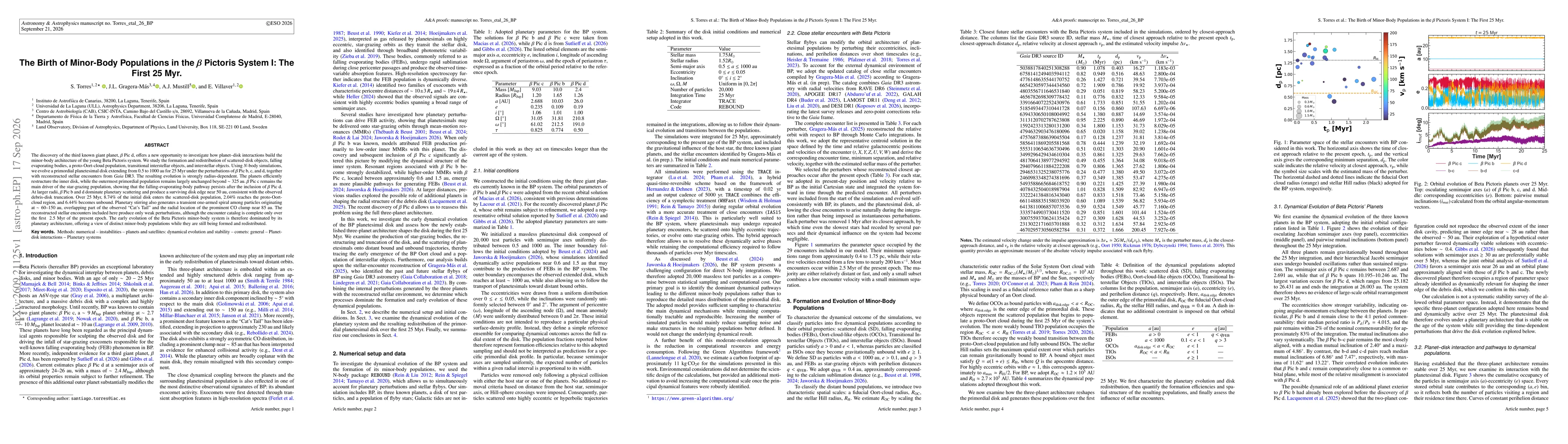 Thumbnail for The Birth of Minor-Body Populations in the $β$ Pictoris System I: The First 25 Myr