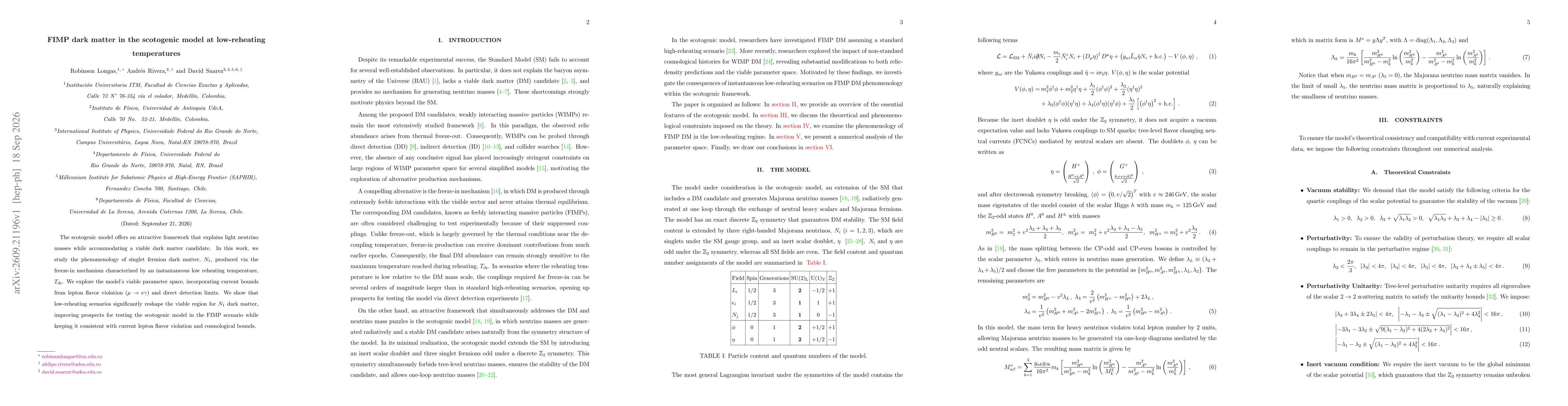 Thumbnail for FIMP dark matter in the scotogenic model at low-reheating temperatures