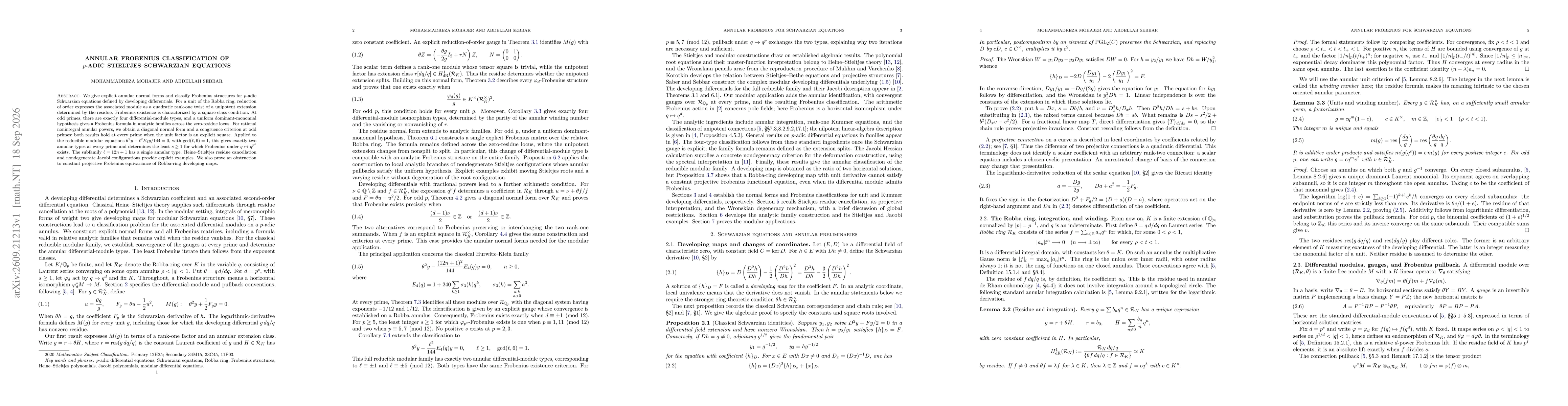 Thumbnail for Annular Frobenius Classification of p-adic Stieltjes--Schwarzian Equations