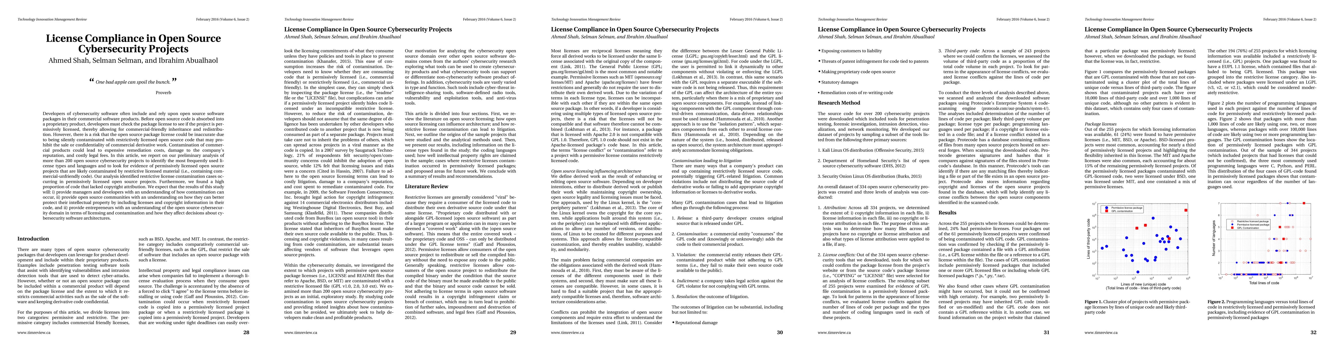 Thumbnail for License Compliance in Open Source Cybersecurity Projects