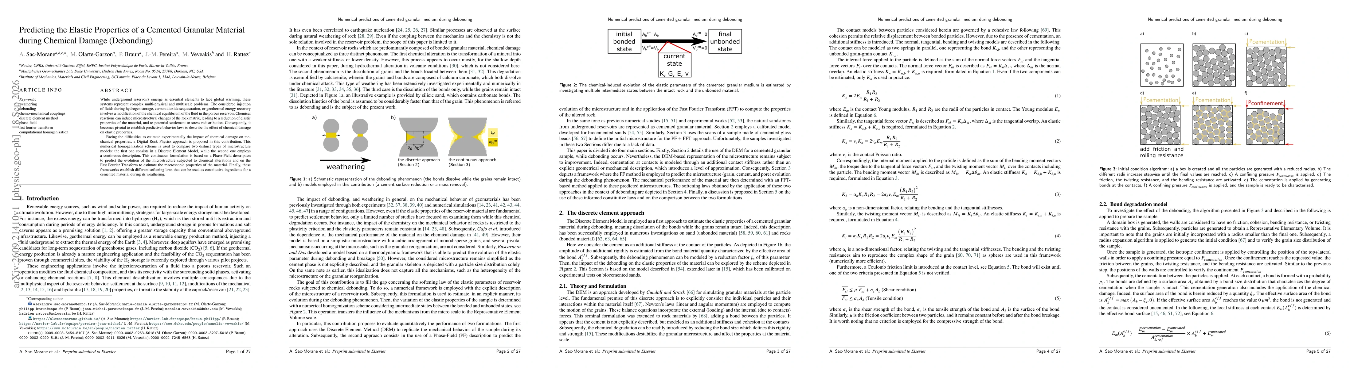 Thumbnail for Predicting the Elastic Properties of a Cemented Granular Material during Chemical Damage (Debonding)