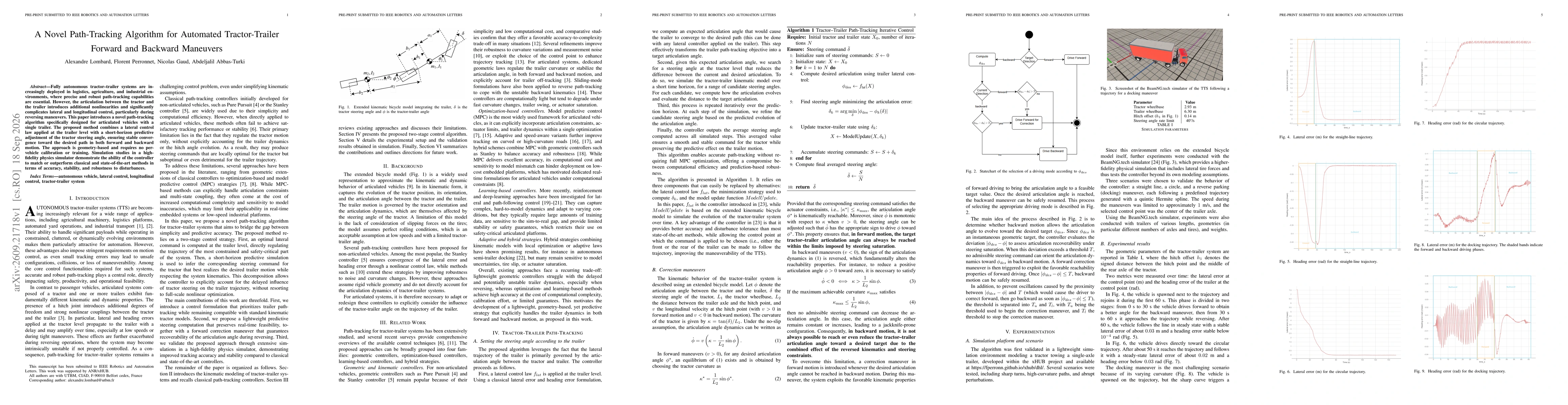 Thumbnail for A Novel Path-Tracking Algorithm for Automated Tractor-Trailer Forward and Backward Maneuvers
