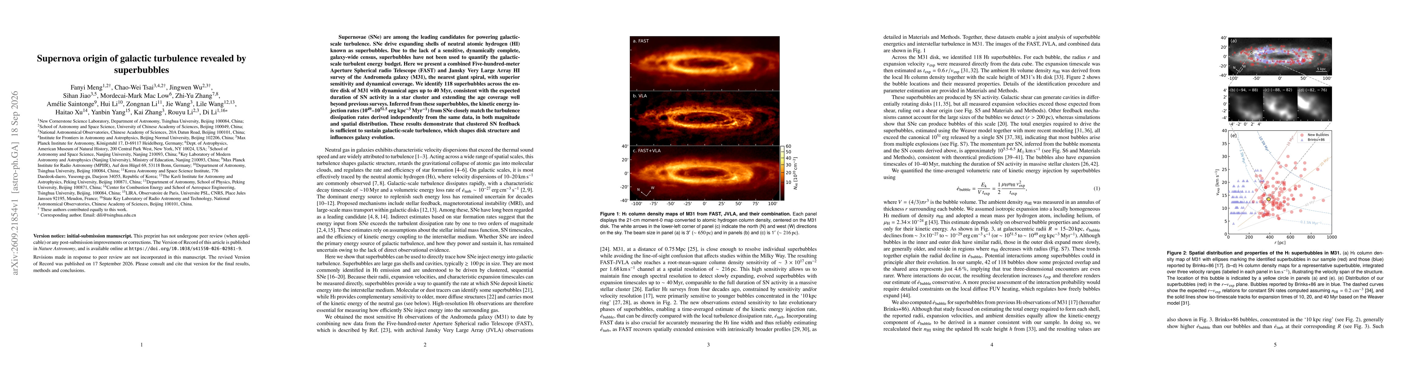 Thumbnail for Supernova origin of galactic turbulence revealed by superbubbles