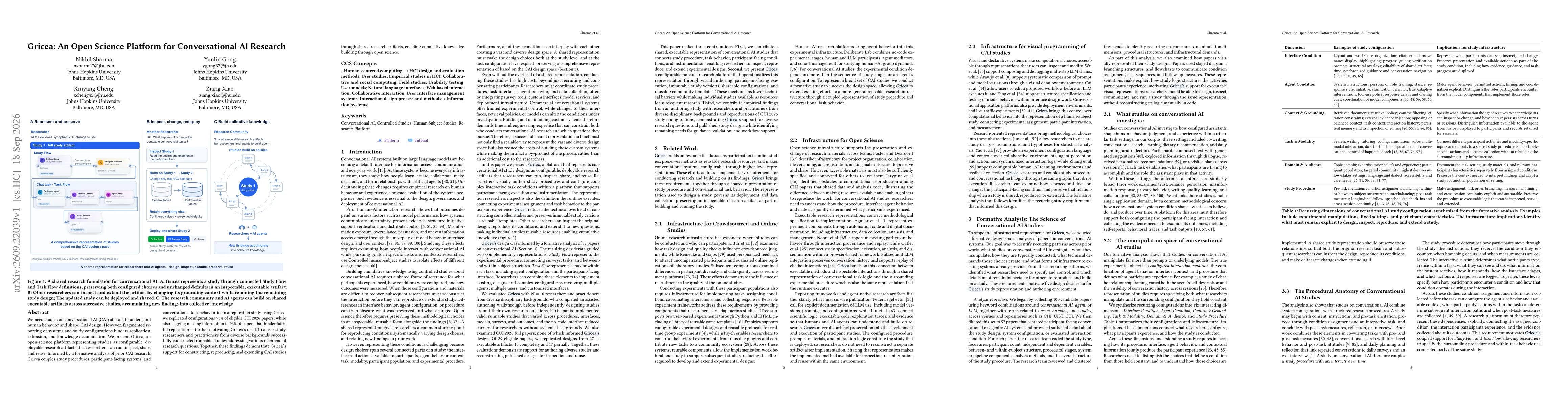 Thumbnail for Gricea: An Open Science Platform for Conversational AI Research
