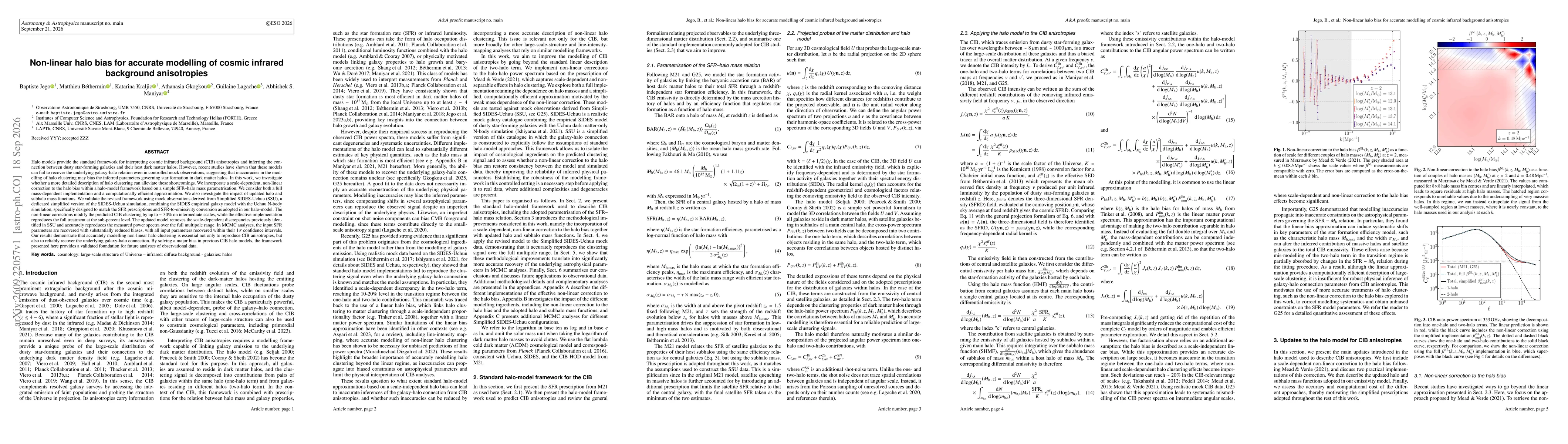 Thumbnail for Non-linear halo bias for accurate modelling of cosmic infrared background anisotropies
