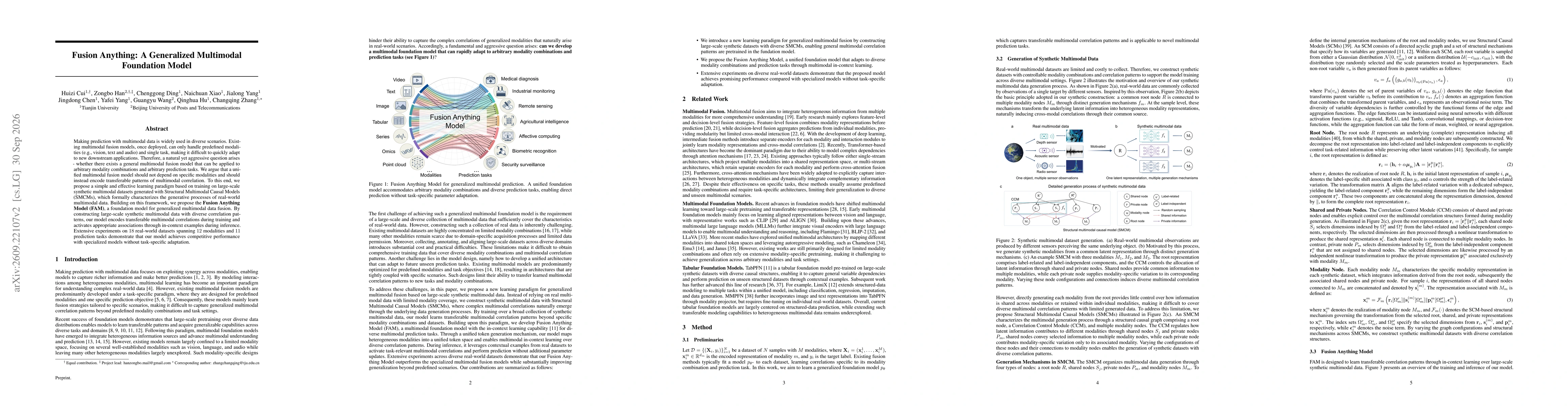 Thumbnail for Fusion Anything: A Generalized Multimodal Foundation Model