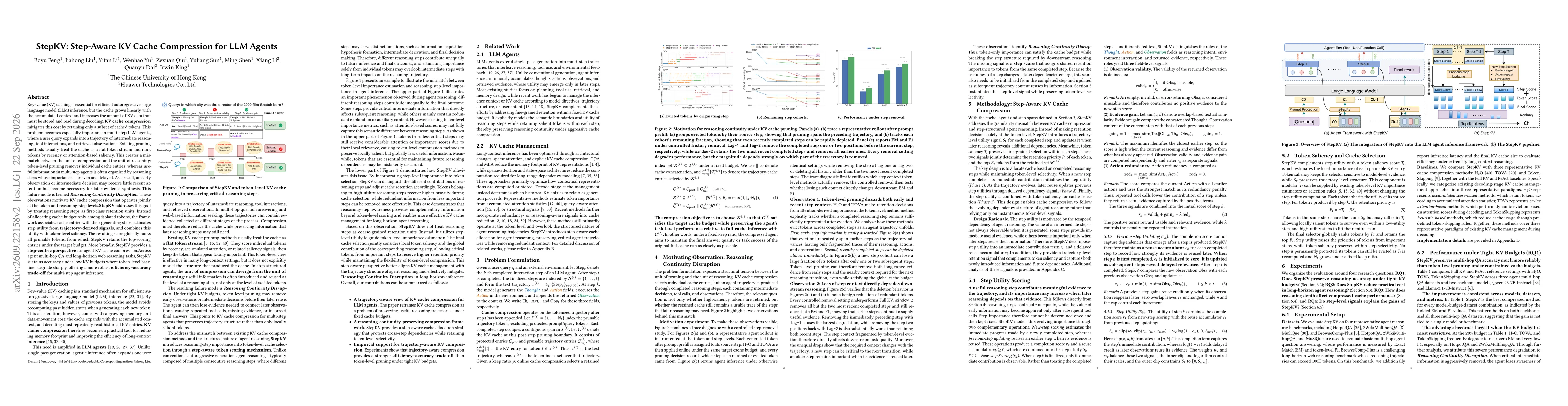 Thumbnail for StepKV: Step-Aware KV Cache Compression for LLM Agents