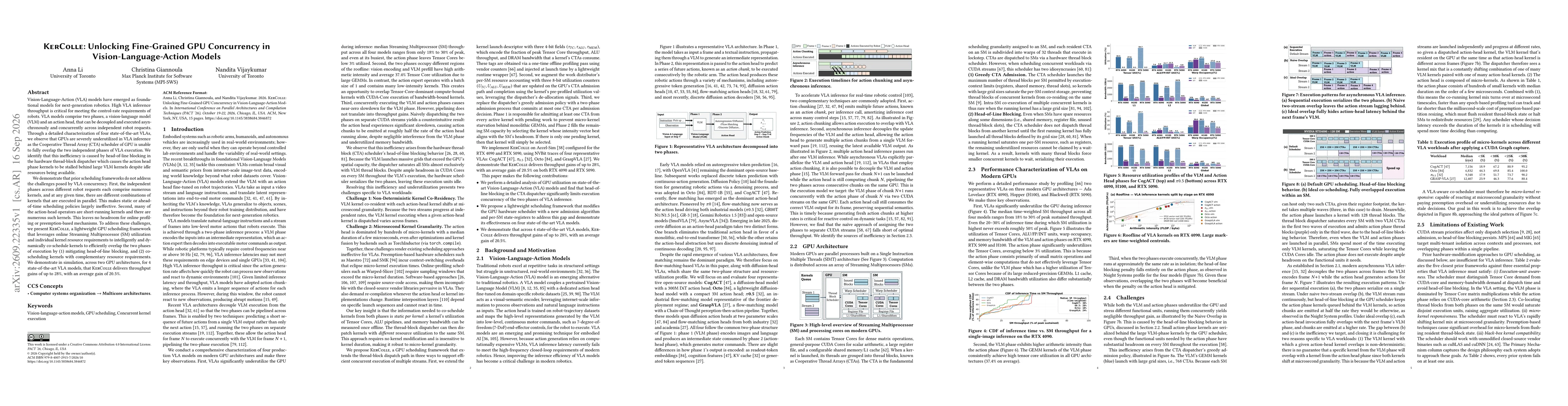 Thumbnail for KerColle: Unlocking Fine-Grained GPU Concurrency in Vision-Language-Action Models