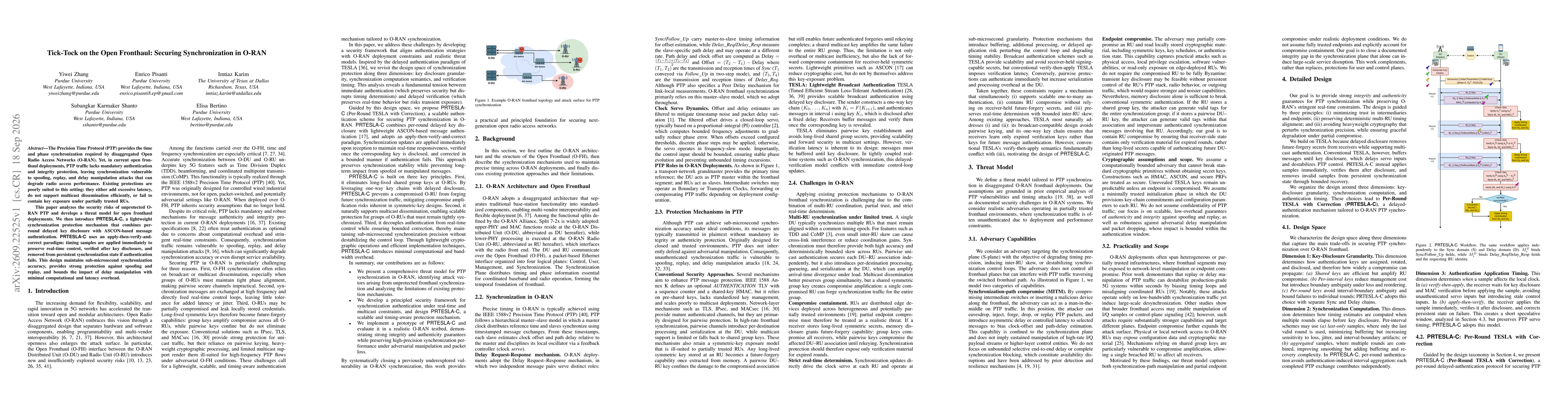 Thumbnail for Tick-Tock on the Open Fronthaul: Securing Synchronization in O-RAN