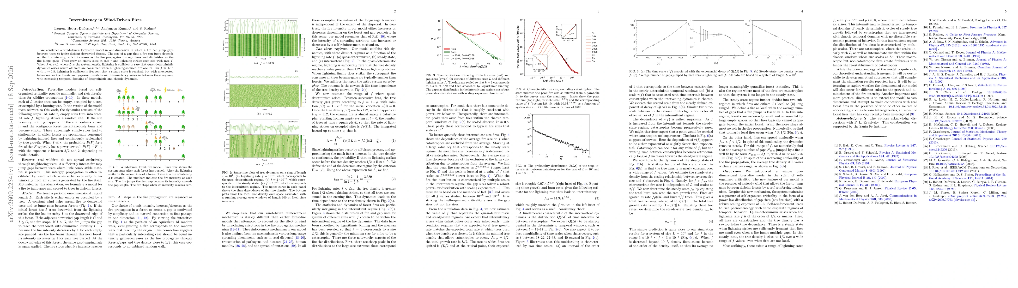 Thumbnail for Intermittency in Wind-Driven Fires