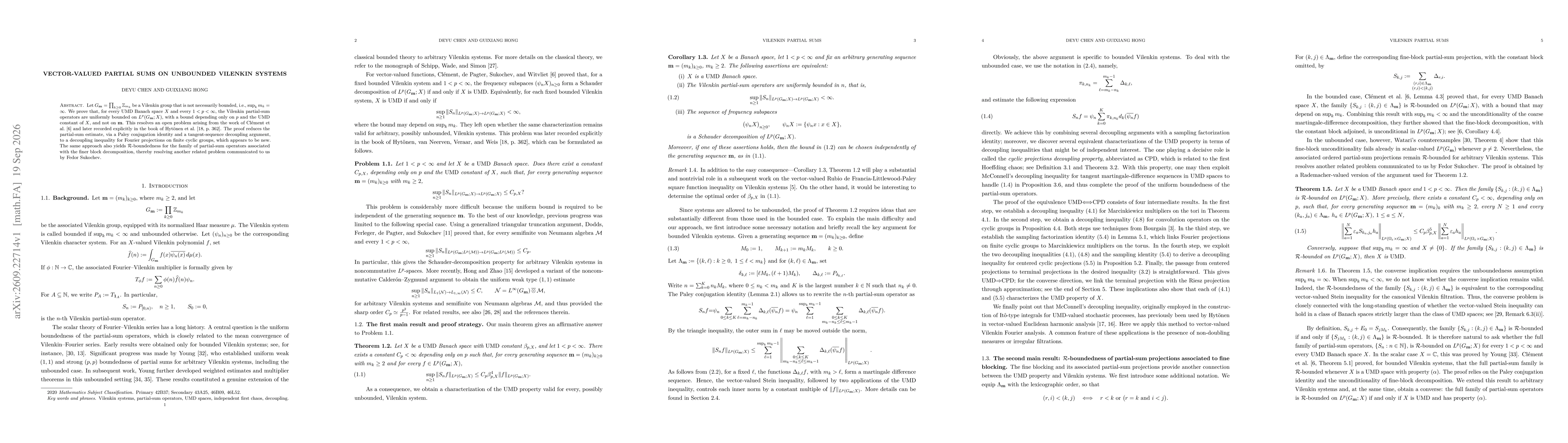 Thumbnail for Vector-valued partial sums on unbounded Vilenkin systems