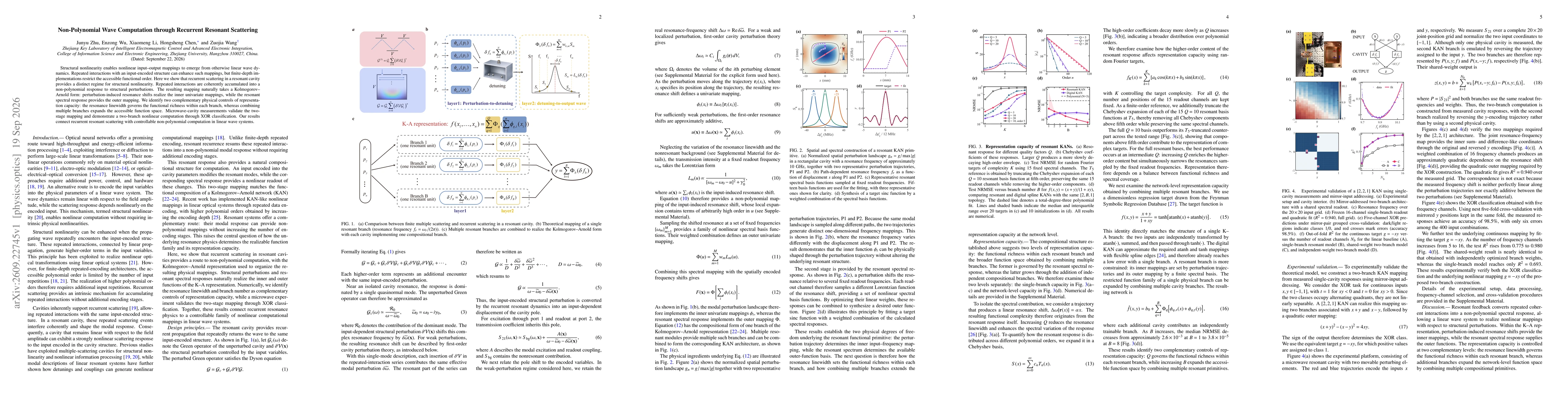 Thumbnail for Non-Polynomial Wave Computation through Recurrent Resonant Scattering