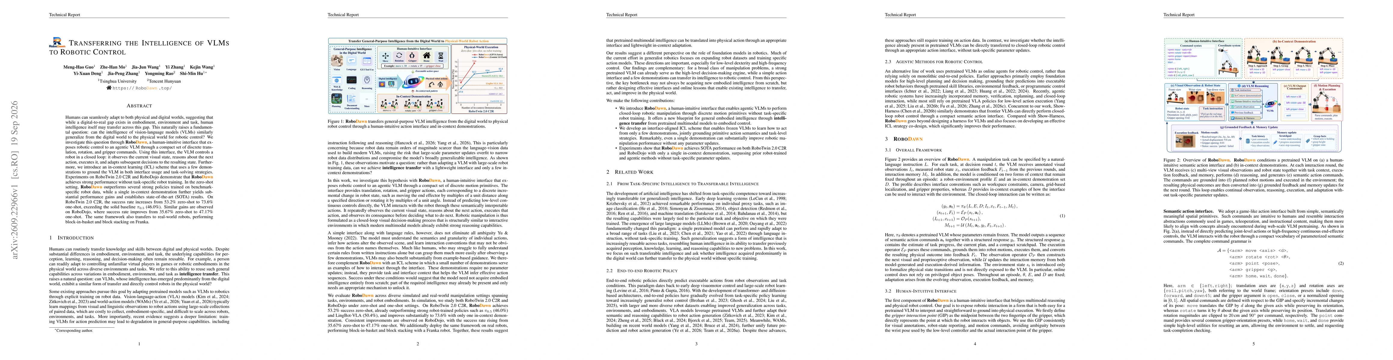 Thumbnail for Transferring the Intelligence of VLMs to Robotic Control