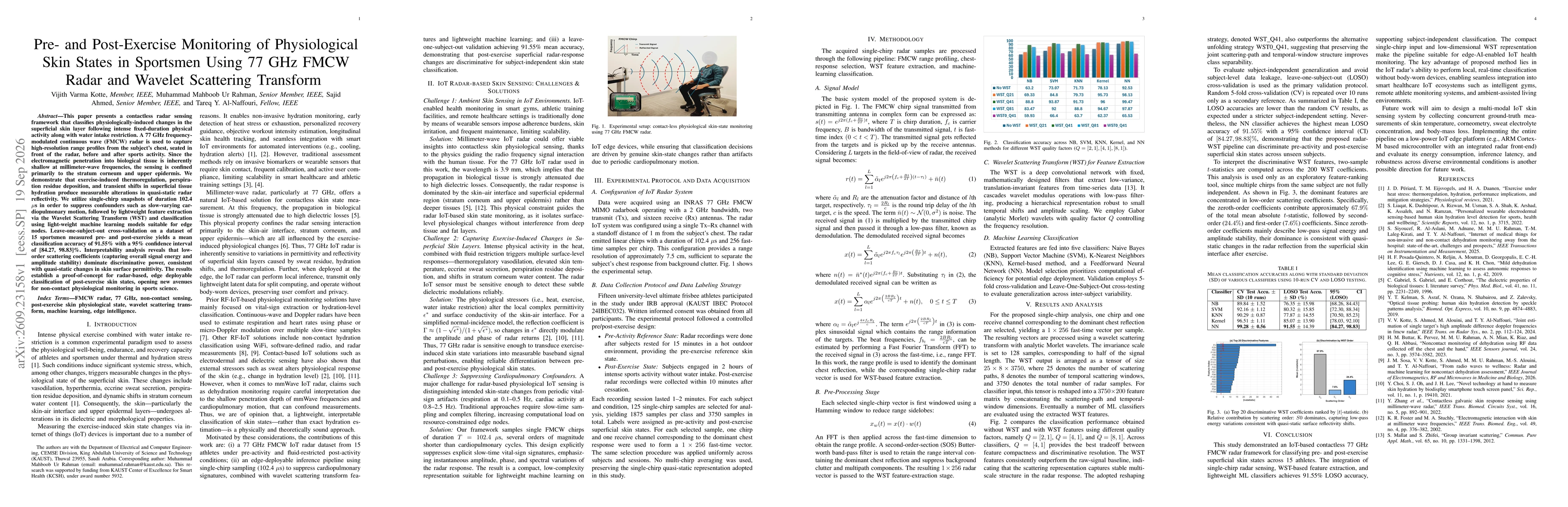 Thumbnail for Pre- and Post-Exercise Monitoring of Physiological Skin States in Sportsmen Using 77 GHz FMCW Radar and Wavelet Scattering Transform