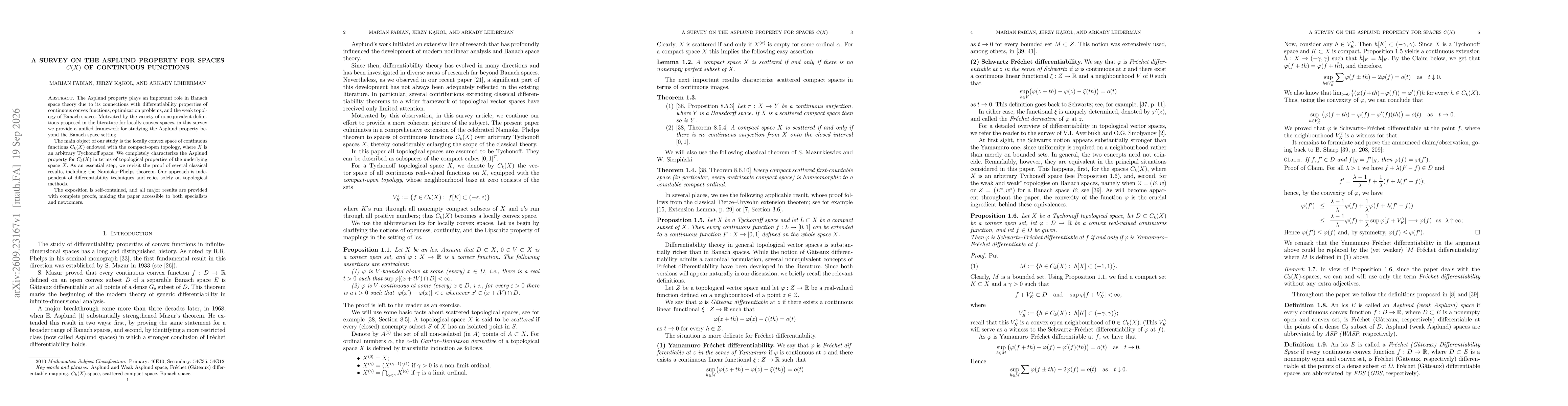 Thumbnail for A survey on the Asplund property for spaces $C(X)$ of continuous functions