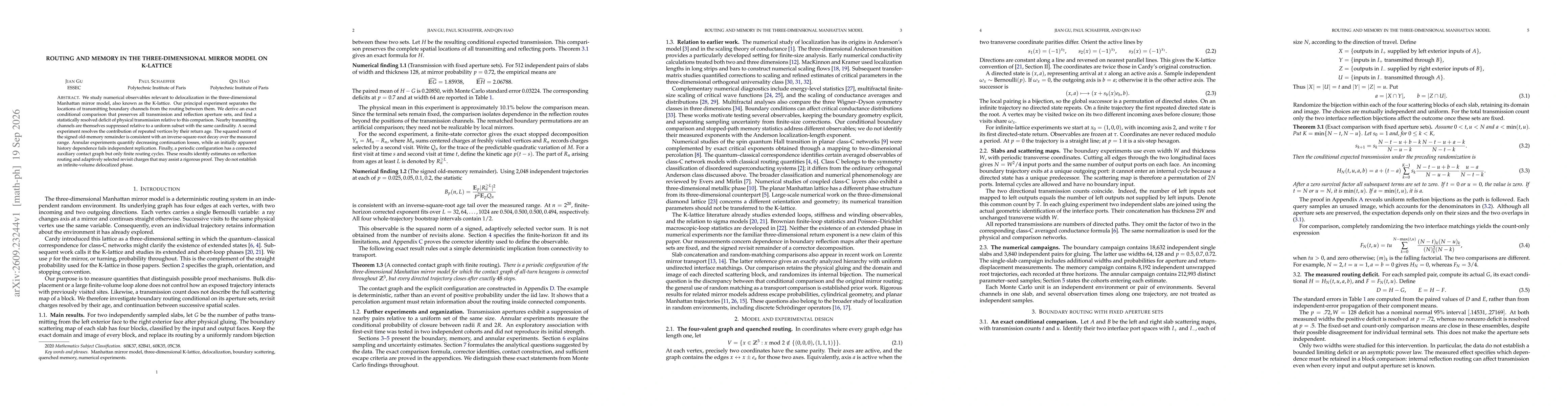 Thumbnail for Routing and memory in the three-dimensional mirror model on K-lattice
