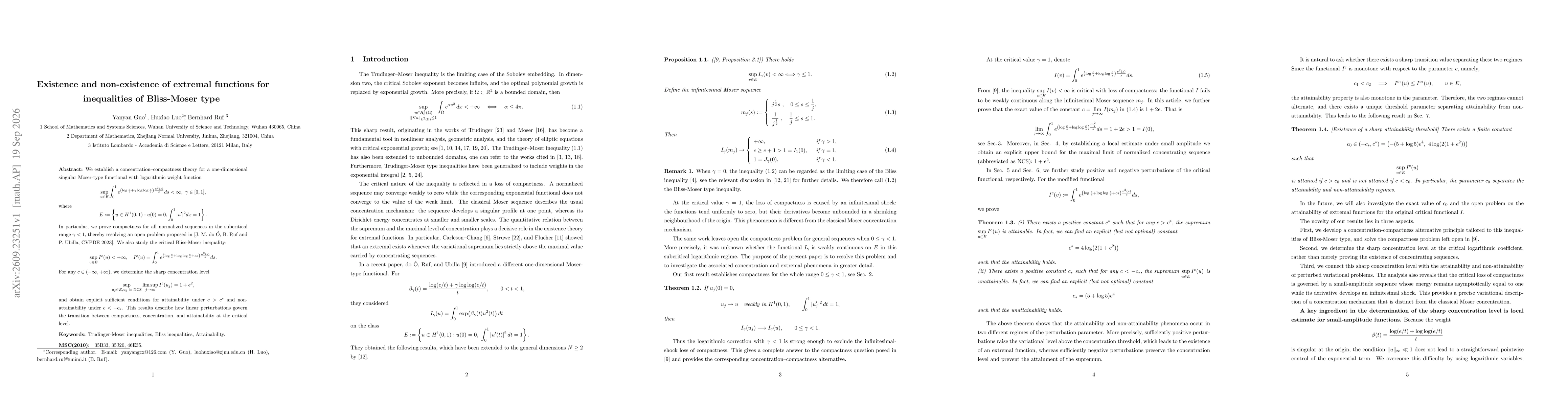 Thumbnail for Existence and non-existence of extremal functions for inequalities of Bliss-Moser type