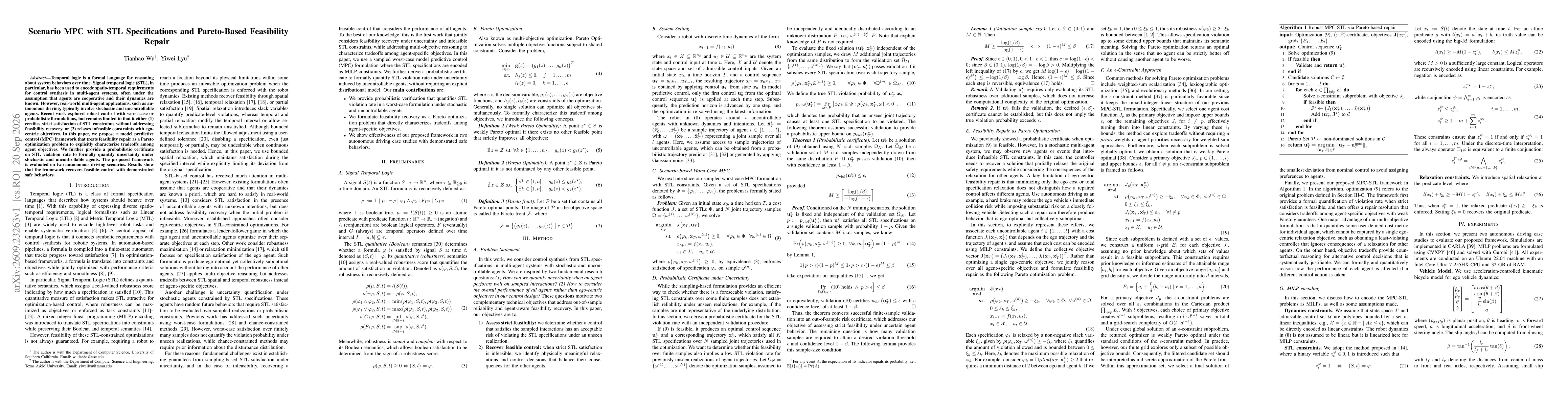 Thumbnail for Scenario MPC with STL Specifications and Pareto-Based Feasibility Repair