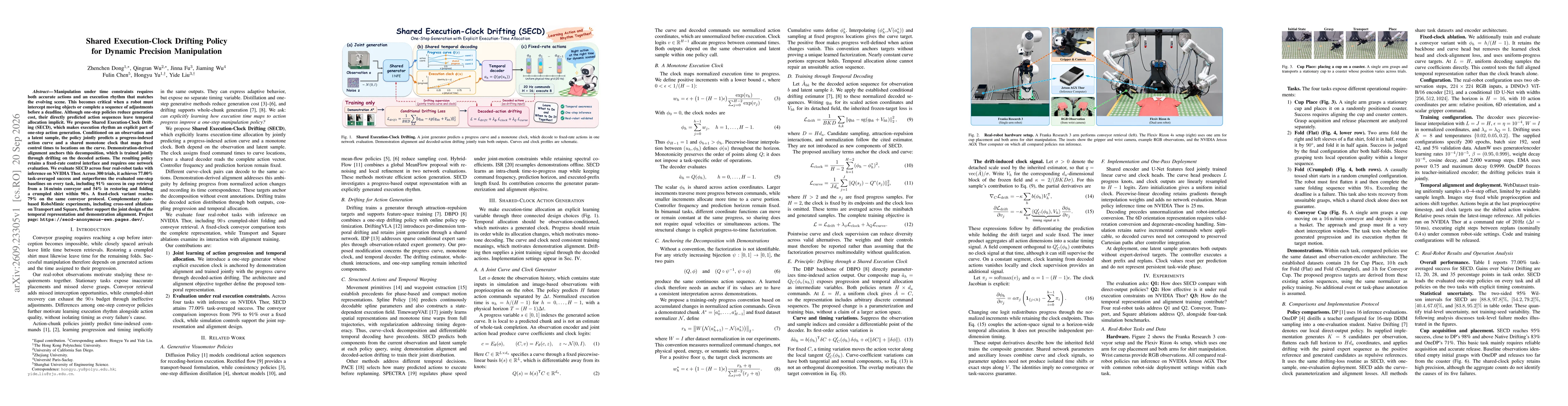 Thumbnail for Shared Execution-Clock Drifting Policy for Dynamic Precision Manipulation