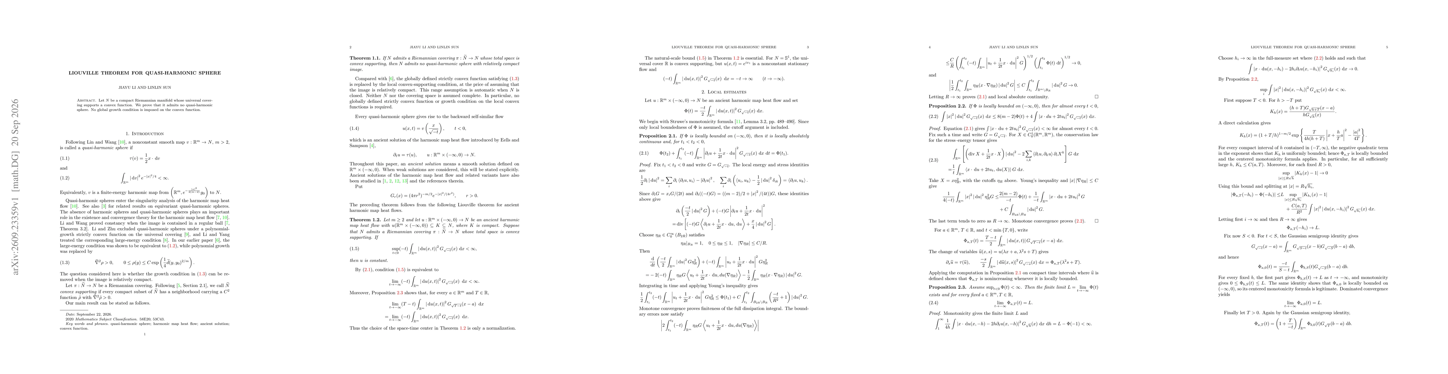 Thumbnail for Liouville theorem for quasi-harmonic sphere