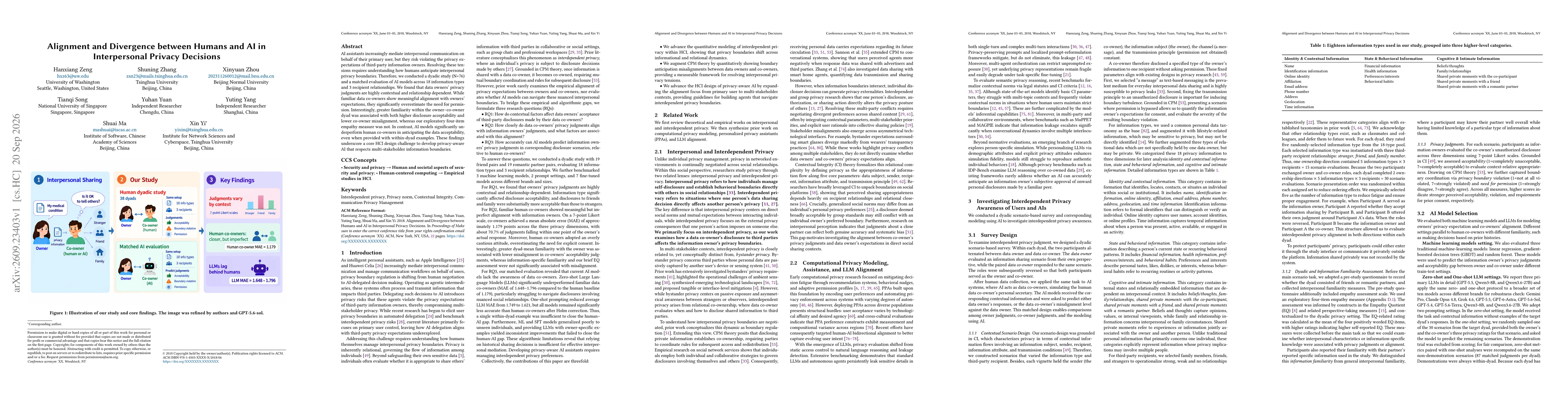 Thumbnail for Alignment and Divergence between Humans and AI in Interpersonal Privacy Decisions