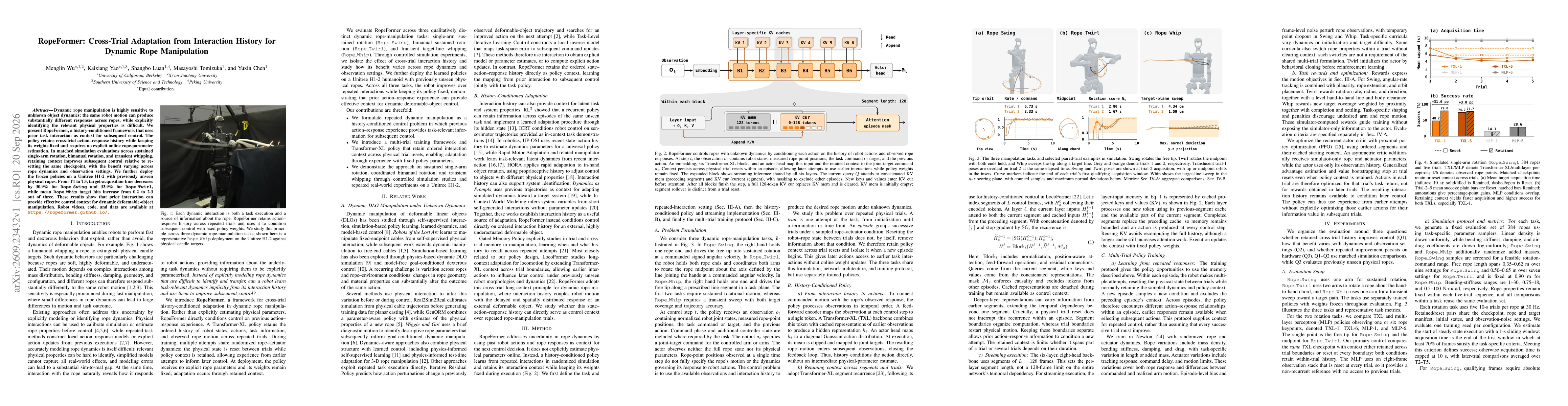 Thumbnail for RopeFormer: Cross-Trial Adaptation from Interaction History for Dynamic Rope Manipulation