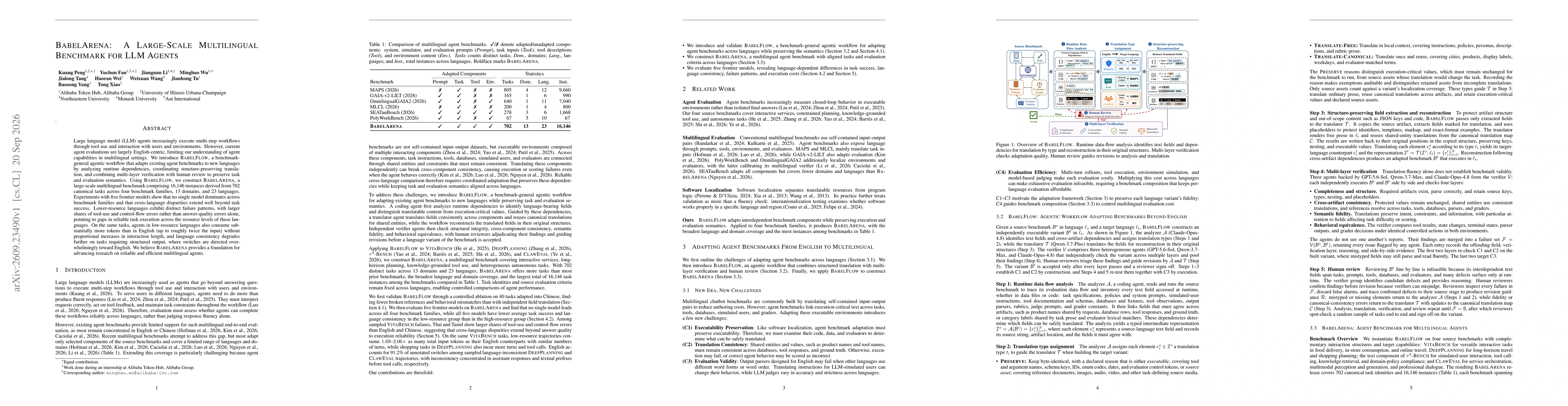 Thumbnail for BabelArena: A Large-Scale Multilingual Benchmark for LLM Agents