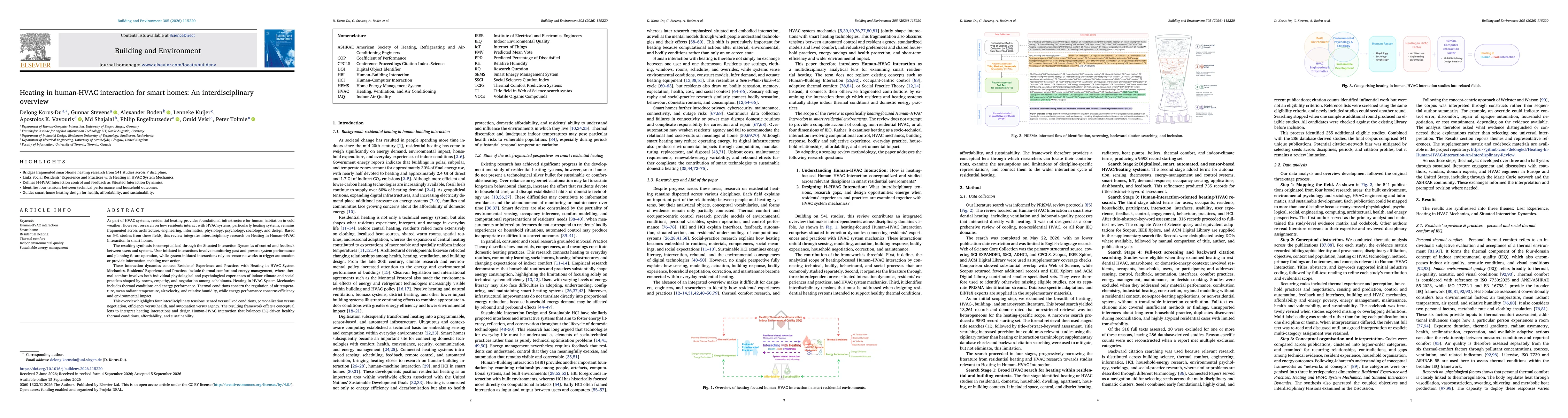 Thumbnail for Heating in human-HVAC interaction for smart homes: An interdisciplinary overview