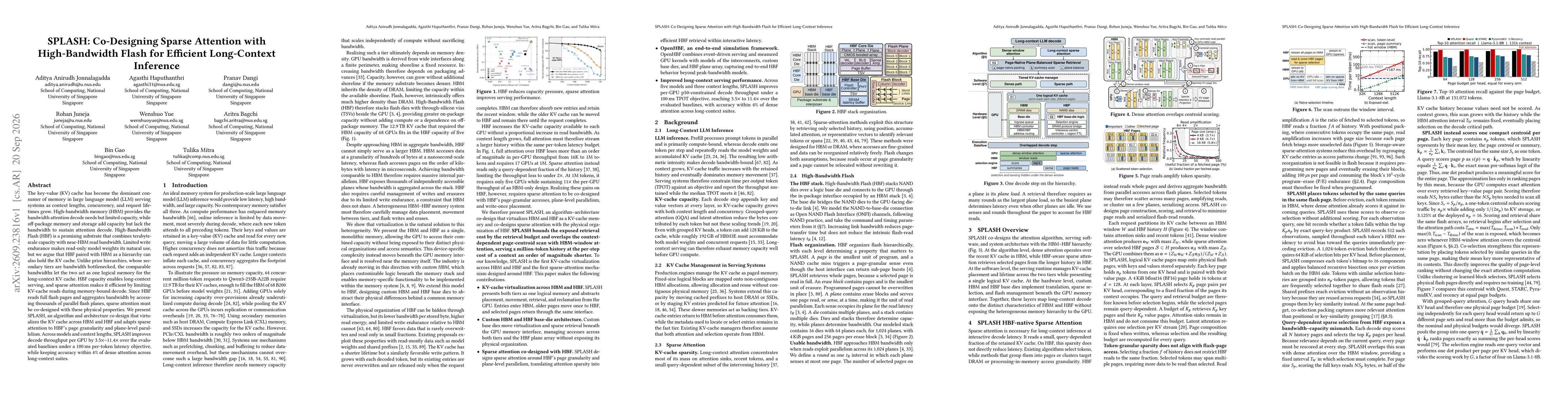 Thumbnail for SPLASH: Co-Designing Sparse Attention with High-Bandwidth Flash for Efficient Long-Context Inference